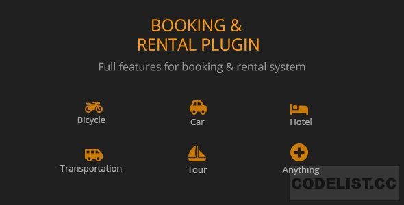 BRW  - Booking Rental Plugin WooCommerce