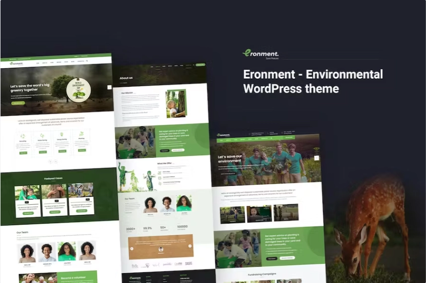 Eronment - Environmental WordPress theme