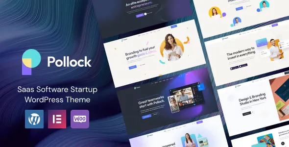 Pollock Saas Software Startup WordPress Theme