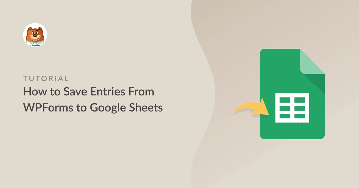 WPForms Google Sheets Addon