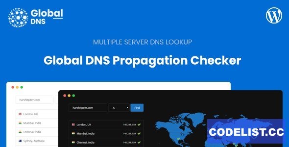 Global DNS - Multiple Server - DNS Propagation Checker - WP