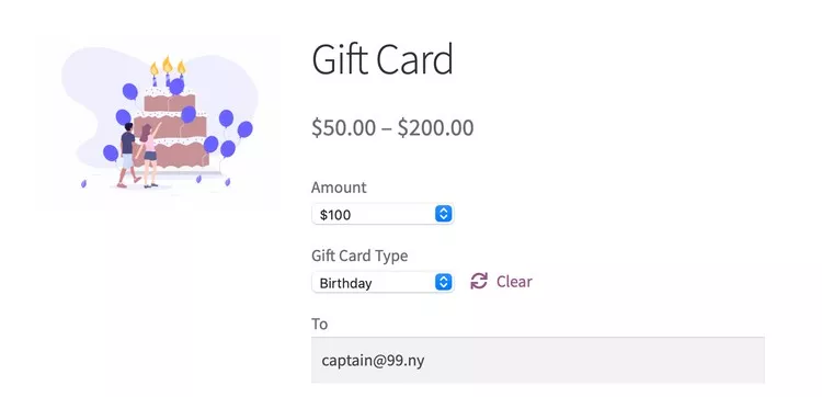 WooCommerce Gift Cards