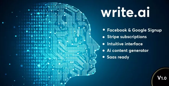 Write.ai - AI Content Generation Tool (SAAS)