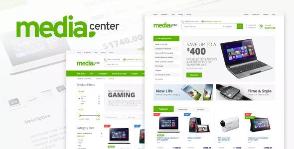 MediaCenter Electronics Store WooCommerce Theme