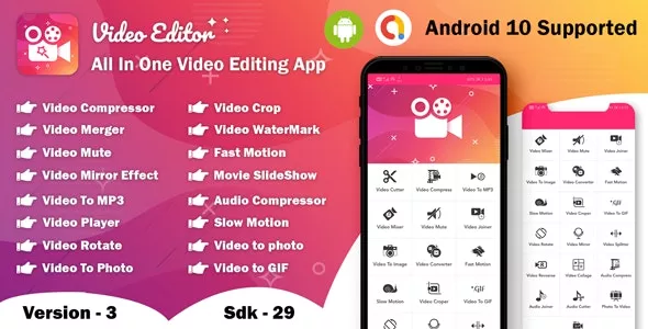 Android Video Editor - All In One Video Editor App 64bit