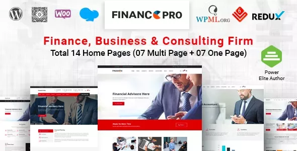 Finance Pro  - Business & Consulting WordPress Theme