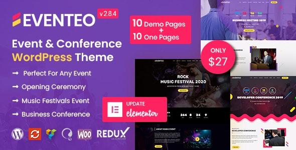 Eventeo  - Event & Conference WordPress Theme