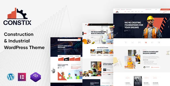 Constix  - Construction Factory & Industrial WordPress Theme