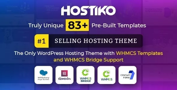 Hostiko - WordPress WHMCS Hosting Theme