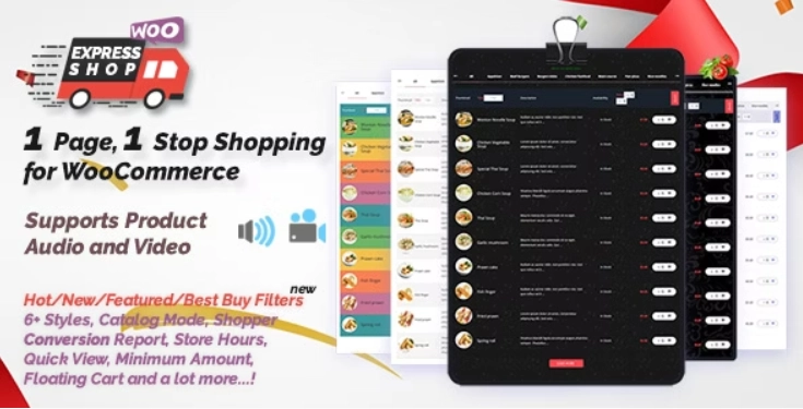 Express Shop for WooCommerce with Audio & Video