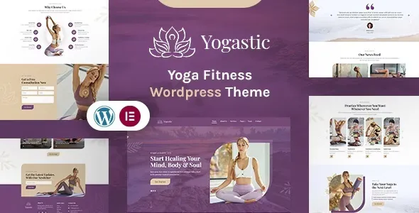 Yogastic Yoga & Fitness WordPress Theme