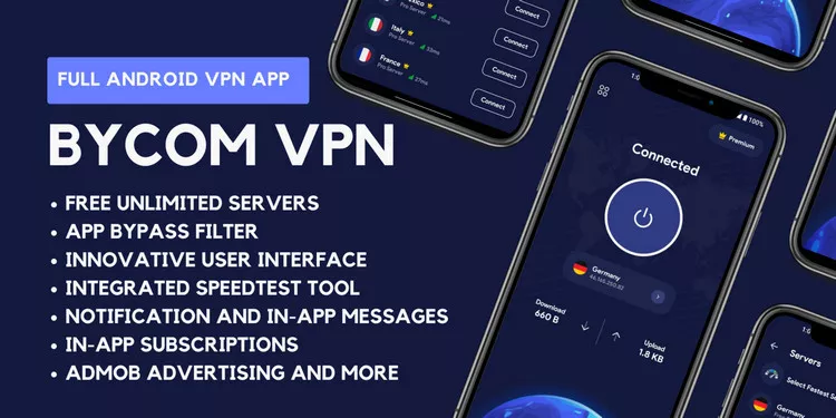 vBycom VPN - Secure and Private Android VPN