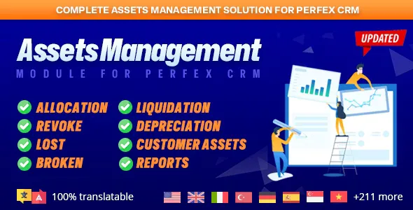 Assets Management Module for Perfex CRM - Organize Company and Client Assets