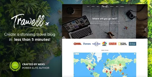 Trawell - Travel Blog WordPress Theme