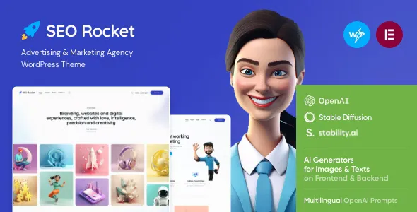 Seo Rocket Advertising & Marketing WordPress Theme