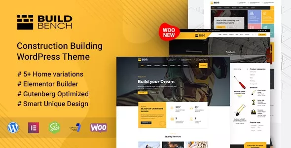 Buildbench  - Construction Building WordPress Theme