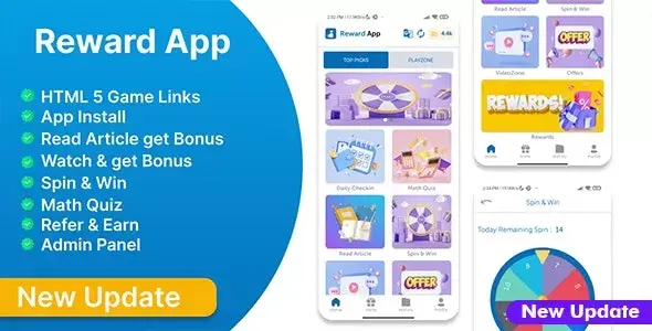 Reward App Lucky Spin + Start App Ads + Adcolony
