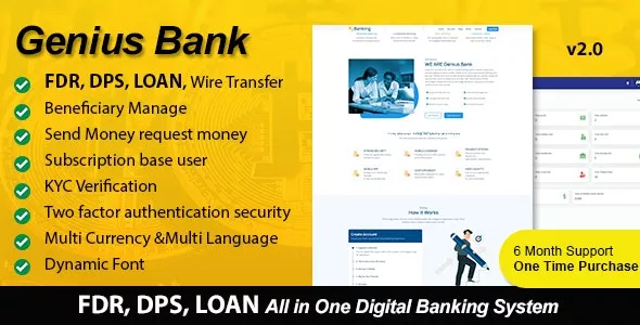 Genius Bank - All in One Digital Banking System