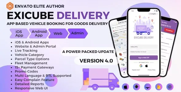 Exicube Delivery App