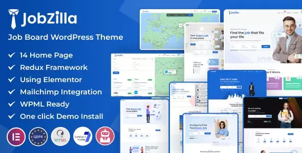 JobZilla - Job Board WordPress Theme