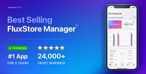 FluxStore Manager - Vendor and Admin Flutter App for Woocommerce | Hi-Tech Coder