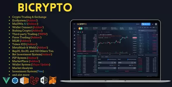 Crypto Trading Platform, Exchanges, KYC, Charting Library, Wallets, Binary Trading, News