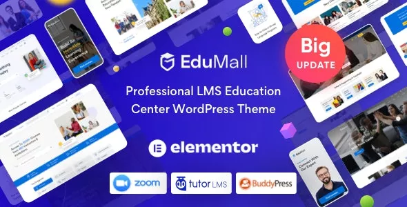 EduMall - Professional LMS Education Center WordPress Theme