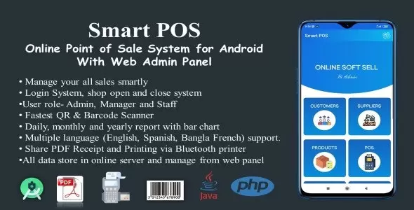 Online Point of Sale System for Android with Web Admin Panel