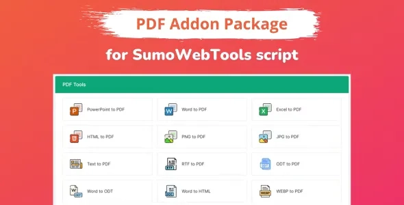 PDF Addon Package for SumoWebTools