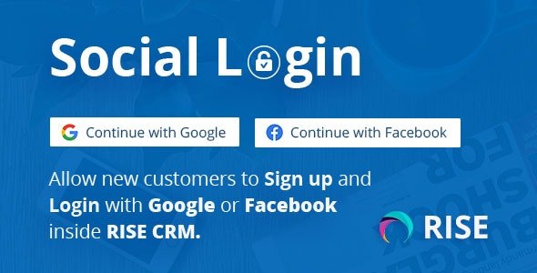 Social Login for RISE CRM