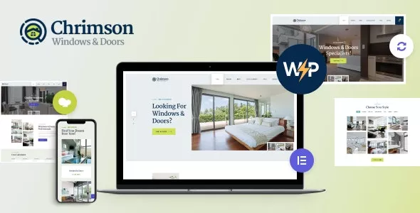 Chrimson - Windows & Doors Services Store WordPress Theme + Elementor