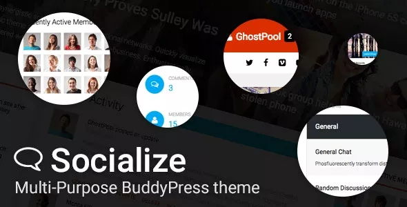 Socialize  - Multi-Purpose BuddyPress Theme