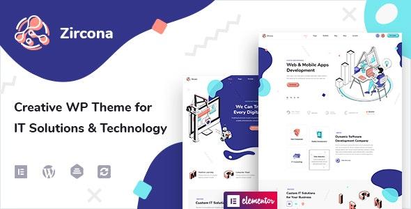 Zircona  - IT Solutions & Technology WordPress Theme