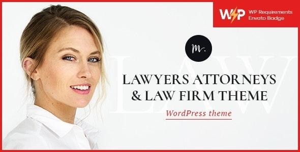 M.Williamson  - Lawyer & Legal Adviser WordPress Theme