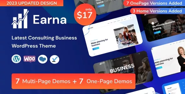 Earna  - Consulting Business WordPress Theme