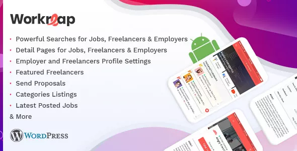 Workreap Android APP - WordPress Freelance Marketplace