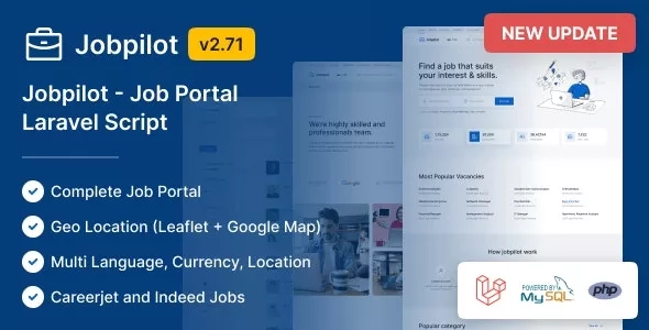 Jobpilot - Job Portal Laravel Script