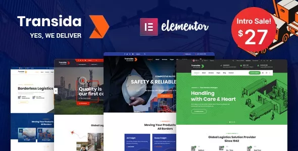 Transida - Logistics WordPress Theme