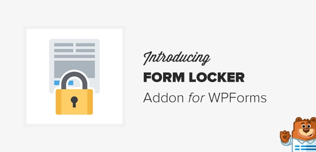 WPForms Form Locker Addon