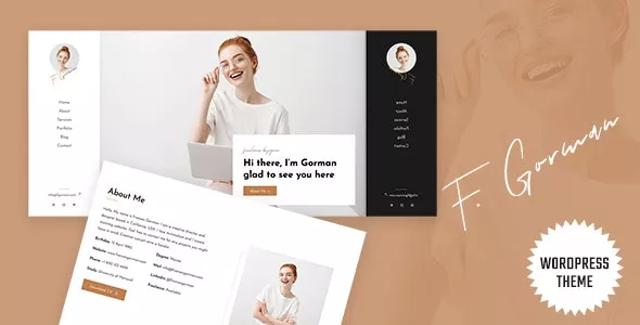 Gorman - Personal Portfolio WordPress Theme