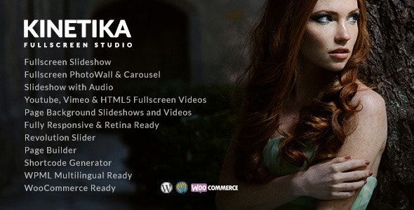 Kinetika  - Fullscreen Photography Theme