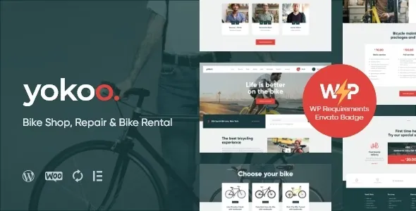 Yokoo - Bike Shop & Rental WordPress Theme