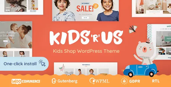 Kids R Us  - Toy Store and Kids Clothes Shop Theme | Hi-Tech Coder