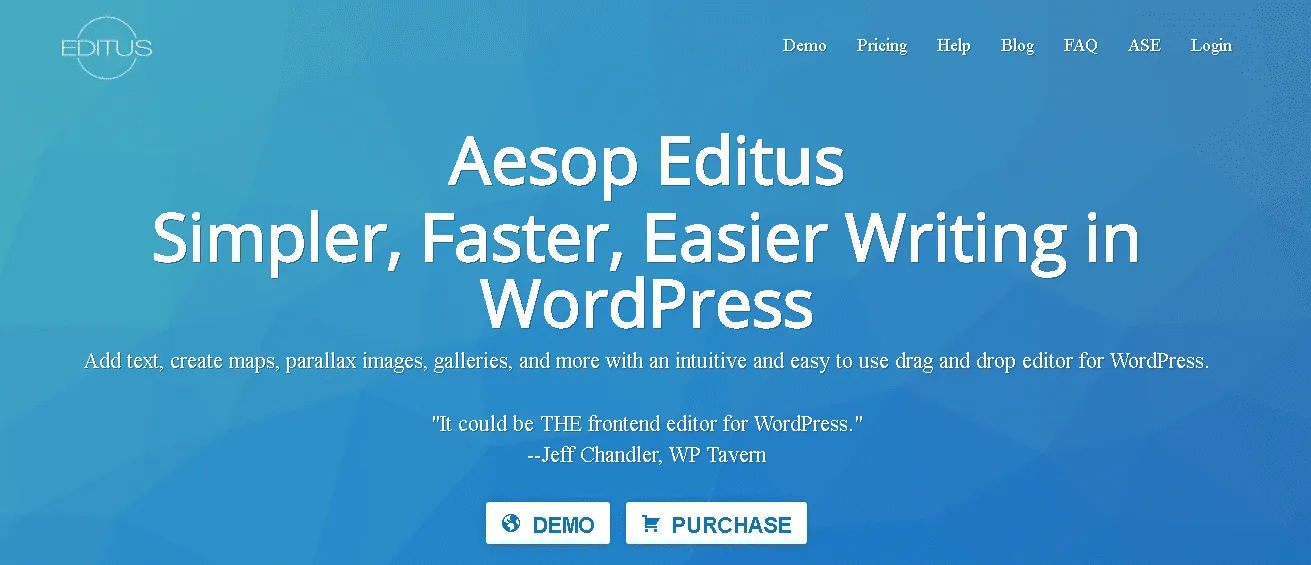 Editus - Front End Editor for WordPress
