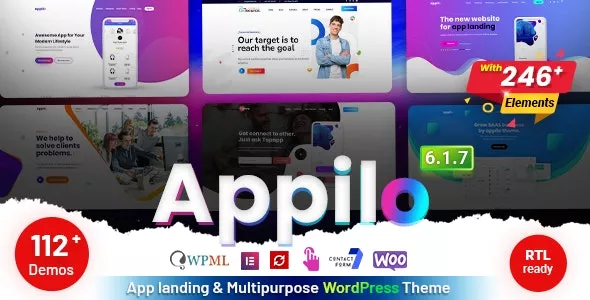 Appilo  - WordPress Application Landing Page