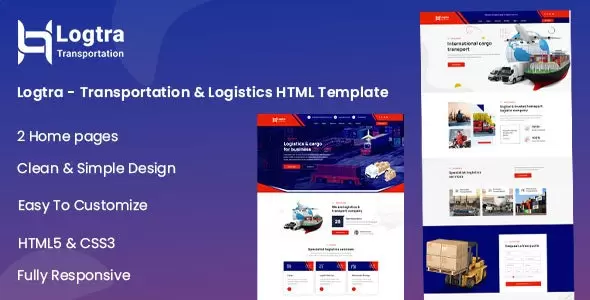Logtra - Transportation & Logistics HTML Template