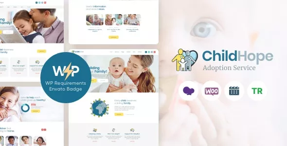 ChildHope  - Child Adoption Service & Charity Nonprofit WordPress Theme