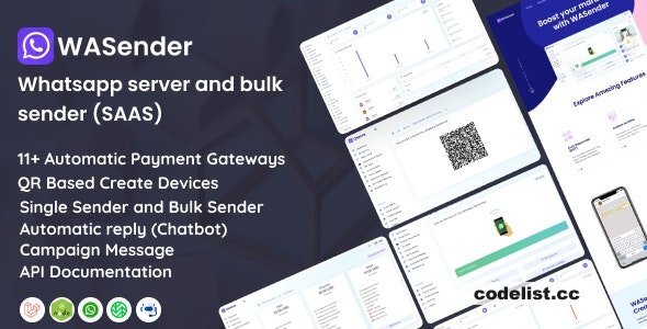 WASender  - Whatsapp server and bulk sender (SAAS)