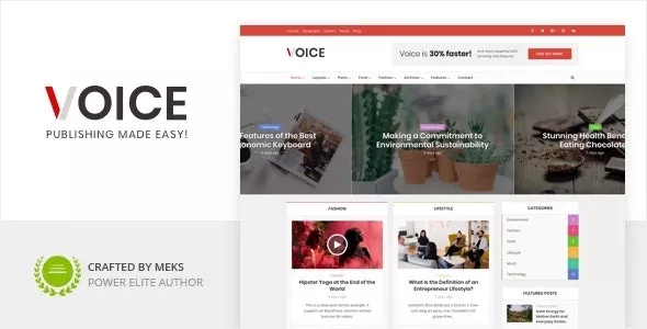 Voice  - News Magazine WordPress Theme