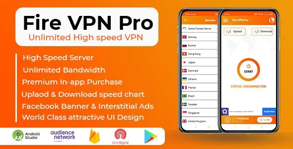 Fire VPN Pro  - Unlimited High Speed VPN